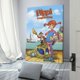 thumbnail image 3 of Pippi Calzaslargas Cuadro decorativo colgante - Arte de pared - Póster enmarcado - Decoración de pared - Regalos para familia, amigos y aficionados 40*60 cm, 3 of 6