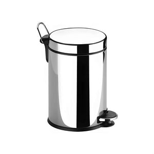 Basurero Ac.Inox. Con Pedal Y Balde Interior 3Lts - Taumm