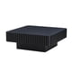 thumbnail image 2 of 35.43 Inch Modern Handcraft Drum Coffee Table Square Coffee Table for Living Room,Small Wooden Coffee Table with Sturdy MDF Pedesta,Black W2582P360250, 2 of 3