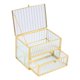 thumbnail image 1 of Jeyry Box De 2 Niveles Caja De Baratijas Transparente Para La Cubierta De Mesa Pulsera, 1 of 5