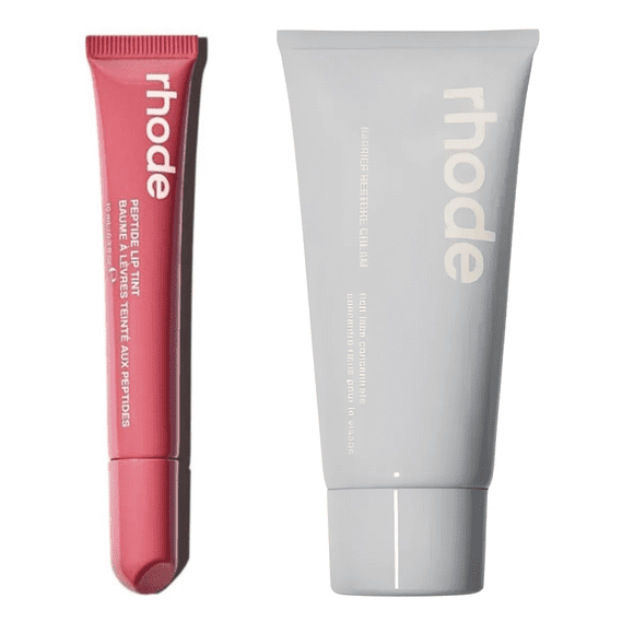 Rhode Crema Barrier Restore + Labial Peptidos Salty Tan