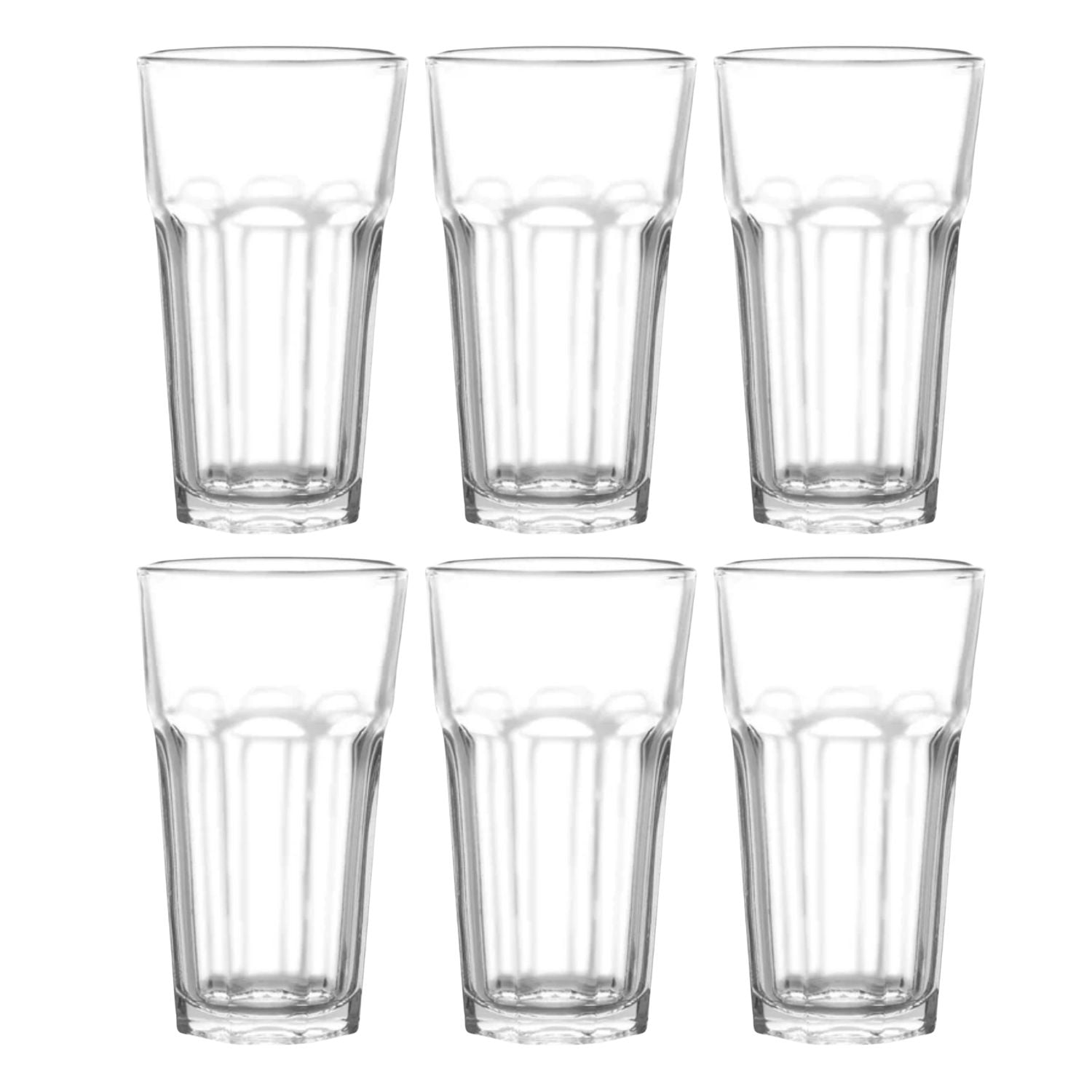 Cristar - Set 6 Vasos Cooler Modelo Lisboa Tragos 468ml Tragos Agua