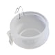 thumbnail image 3 of Alimentador de gamefowl alimentador de alimentos para pájaros colgantes de goma de goma de goma Tazón de pájaro tazas de bolas de pájaros tratos para 10.5cmx6.5cm, 3 of 5