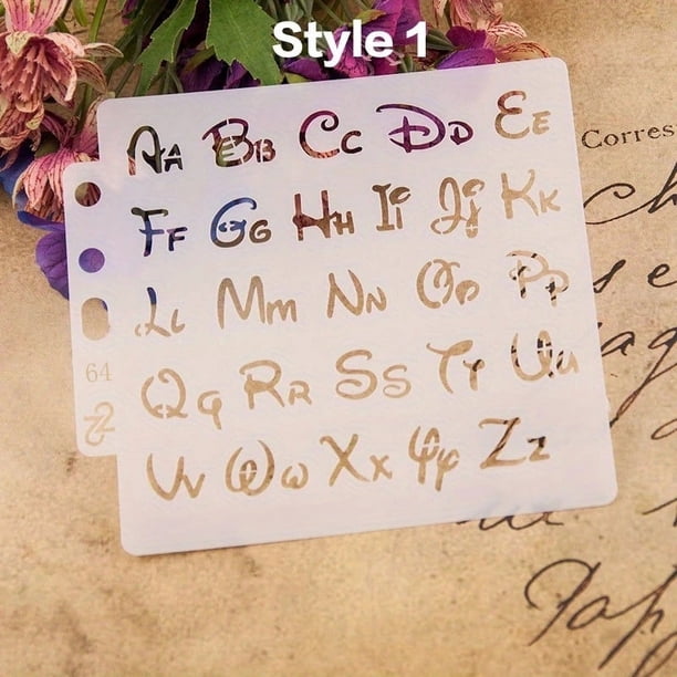 Alphabet Letter Stencils for Painting, Scrapbooking, Embossing, and Stamping - DIY BEV