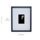 thumbnail image 2 of Marco de pared Mikasa Wood Gallery, 30 x 38 cm, mate, 10 x 15 cm, negro, 2 of 6