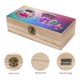 thumbnail image 3 of Hatchimals Pixies Caja Organizadora de Madera Rústica - Caja Decorativa Multifuncional para Escritorio, Hogar, Oficina, Joyas y Manualidades, 3 of 6