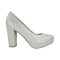 Picadelly - Zapatos Formales Piccadilly Plata Mujer Pi-84400100000081 - Talla 36 Cl / 23.6 Cm