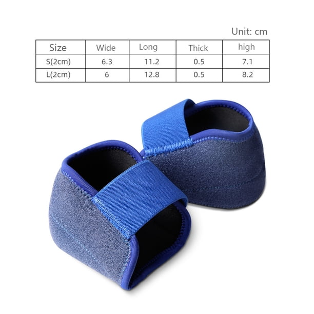 Taloneras para fascitis plantar, protectores de talón para aliviar la fascitis plantar, almohadillas ajustables para aliviar el dolor de talón