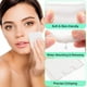 thumbnail image 4 of Discos de algodón para maquillaje, discos desmaquillantes faciales para ojos, disco cuadrado de algodón natural premium, 4 of 5