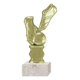 thumbnail image 1 of Trofeo Plástico Fútbol Oro Con Base Mármol Blanca Oro, 1 of 1