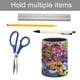 thumbnail image 5 of Monsters University-theme Cylinder Pen Holder Pencil Organizer with Flannel Lining PVC Leather Material Cardboard Base for study work 10*8CM, 5 of 6
