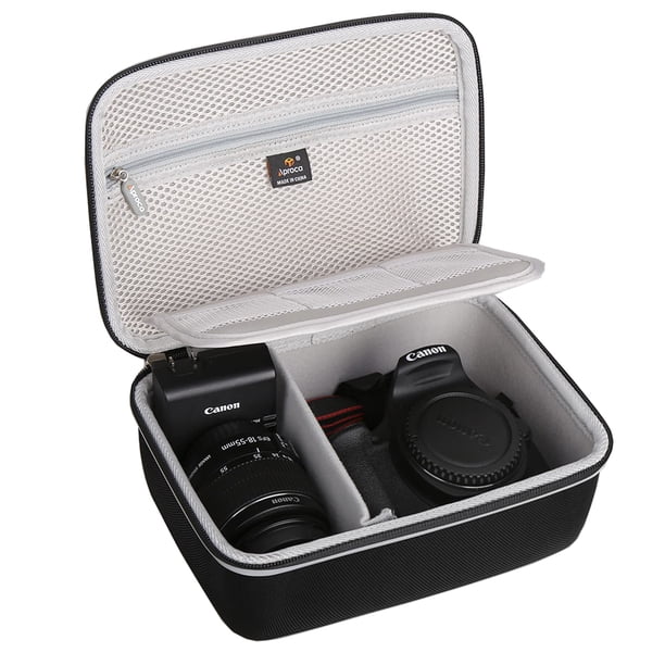 Estuche Aproca para cámaras Canon EOS Rebel T7, R50, R6 Mark II, R100, R50 V, R8, T6, R10, SL3, R5 Mark II, 5D Mark IV, R7, 90D, R5 y T100