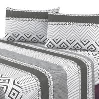 Mallorca - Juego De Sábanas T144 Illinois Grey King