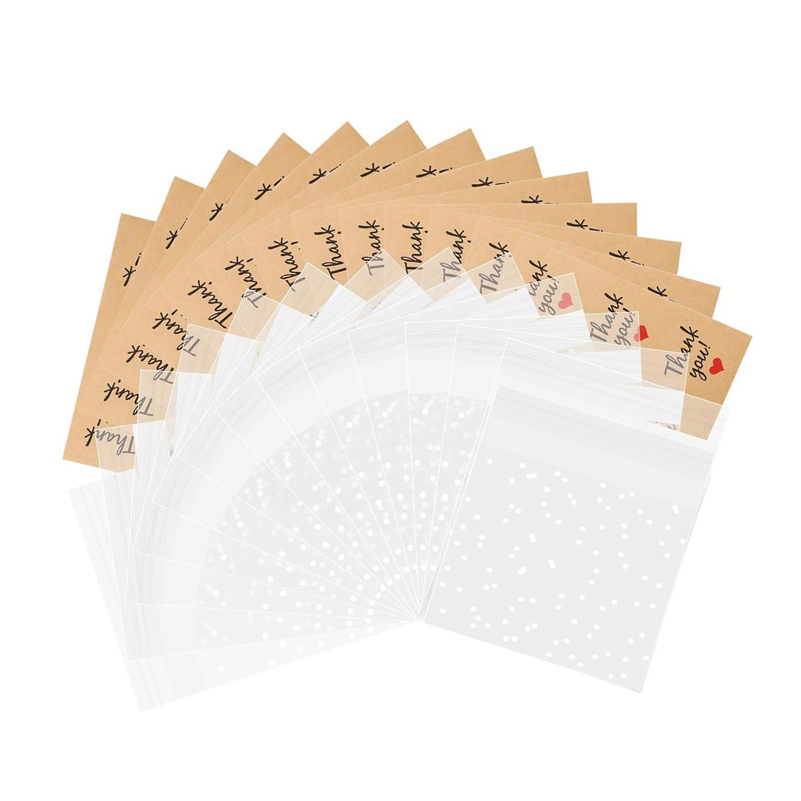 Bothyi - Bolsas De Embalaje De Galletas Con Pegatinas De Agradecimiento Para El Aniversario Del Hogar De Cafetería