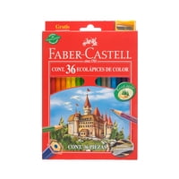 Faber Castell - Ecolápiz X36 Largos + Sacapuntas Faber-Castell