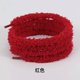 thumbnail image 1 of Xiao Hua 10 pares de cordones de felpa - 100 cm de largo. Cordones de felpa rojos, suaves y gruesos, ideales como repuesto para calzado deportivo o para un look casual y a la moda., 1 of 3
