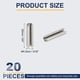 thumbnail image 2 of Uxcell Pasador de Resorte Ranurado de Acero Inoxidable 304 Pasadores de Rodillo Divididos Pasador de Resorte para Reparación de Mejoras del Hogar 3/16" x 3/4" 20 Piezas, 2 of 7