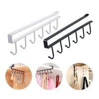 Citohome - Organizador Colgador De Paños Tazas Utensilios Ollas Cocina Color Negro