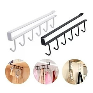 Citohome - Organizador Colgador De Paños Tazas Utensilios Ollas Cocina Color Negro