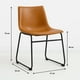thumbnail image 4 of Silla Burgos de Comedor o Living de Cuero Sintético y Metal Industrial, 4 of 7