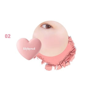 Lily By Red - Rubor Coreano En Polvo Con Alta Pigmentación, Luv Beam Cheek(Ad) 02 #Dollish Rose -