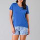 thumbnail image 2 of Set Top + Short Flores Mujer 33848-244, 2 of 3
