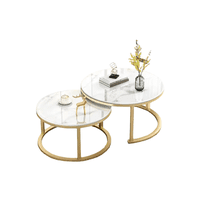 Habita2 Chile - Mesa De Centro Nido Piedra Tipo Marmol