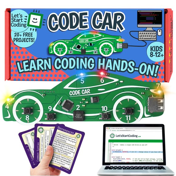 Juguete de programación Let's Start Coding Code Car 8-12+