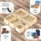 thumbnail image 4 of Set organizador de cajones Simple Houseware, plegable, 12 unidades, color beige, 4 of 9