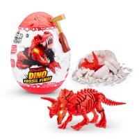 Huevo Robo Alive Con Fosil De Dinosaurio De Zuru