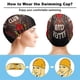 thumbnail image 3 of El club del infierno Gorro de Natación de Licra, Gorro de Baño de Tela Cómoda, Gorro Elástico Antideslizante para Hombres, Mujeres y Niños, 3 of 6