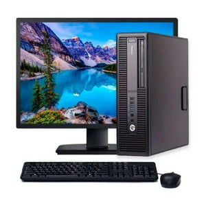 Kit Monitor + Pc Hp 800 G1 Sff I5-4Ta 8Gb 500Gb + Teclado & Mouse Reacondicionado Grado A
