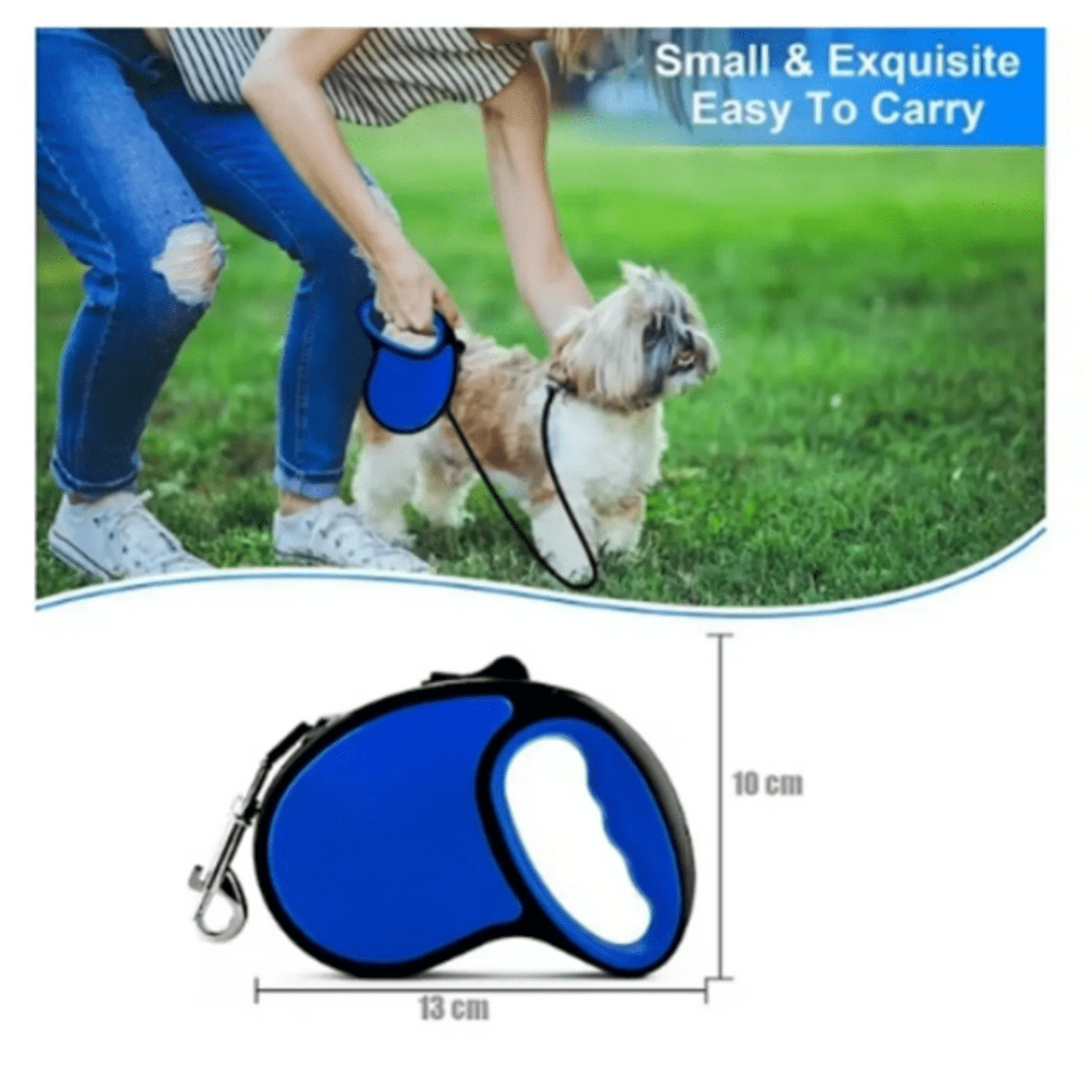 Genérico - Correa Diseño Retractil Traccion Perros Gatos 3 Mts