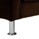 thumbnail image 3 of Sofa Retro 3 Cuerpos Felpa 12 Chocolate, 3 of 4