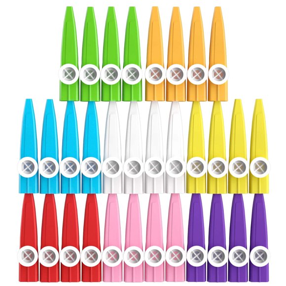 Kazoo Wholelovein 32 piezas 11,2 x 2,5 cm 8 colores Regalo de fiesta
