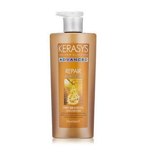 Kerasys - Acondicionador Coreano Reparador Para Cabellos Dañados, Advanced Ampoule Conditioner 600Ml - Repair
