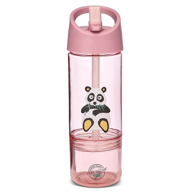 Botella de Agua con Snack Box 2 en 1 Carl Oscar - Colores Pastel