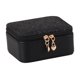 thumbnail image 5 of Joyería Organizador Caja Caja Holder Pendiente Pendiente Collar Pantalla Portátil Negro, 5 of 5