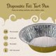 thumbnail image 2 of Molde para tartas KitchenDance desechable de aluminio, 5 pulgadas, redondo, 100 unidades, 2 of 9