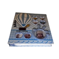 Kivara - Album Foto Bebe Infantil Diseño Globo Celeste 120 Fotos Celeste