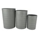 thumbnail image 1 of Macetero Texturizado Cilíndrico Gris Pack 3 Unidades, 1 of 6