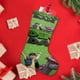 thumbnail image 4 of Dino Dan Tema: Calcetines de Navidad, fino lino blanco para colgar en escaleras y chimenea, decoración navideña para el hogar, regalo de Navidad.54cm×38cm, 4 of 5