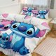 thumbnail image 1 of Stitch Print Bedding Set Pattern Duvet Cove Set 3 Pieces 1 Quilt Cover And 2 Pillowcases for Women Men Teens, 1 of 5
