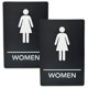thumbnail image 1 of Señal ADA Johnson Plastics Plus 15 cm x 23 cm (2 unidades) para mujeres, 1 of 6