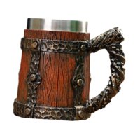 Bothyi - Taza De Acero Inoxidable Para Beber De Estilo Medieval, Para Acampar, Regalo, Estilo B