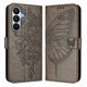 thumbnail image 1 of Funda Cartera Mariposa Para Samsung Galaxy S26 Pro Con Soporte Y Ranuras Para Tarjetas Gris, 1 of 6