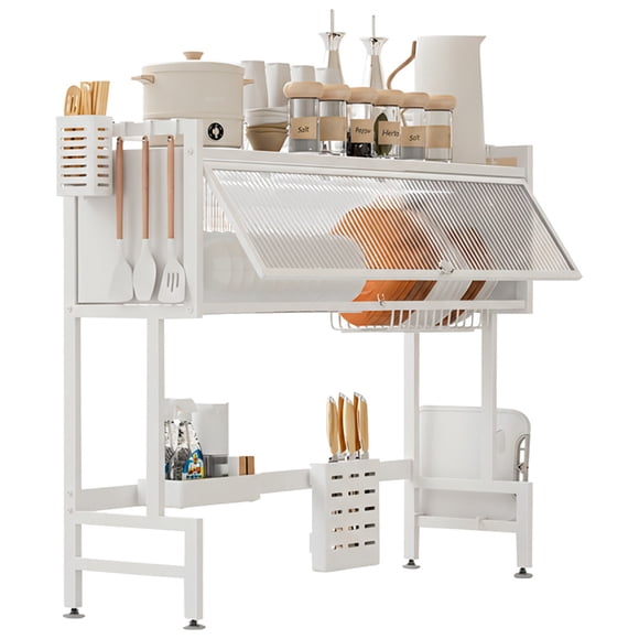 Escurridor Secador Grande Platos Decoteam 2 Estantes Puerta