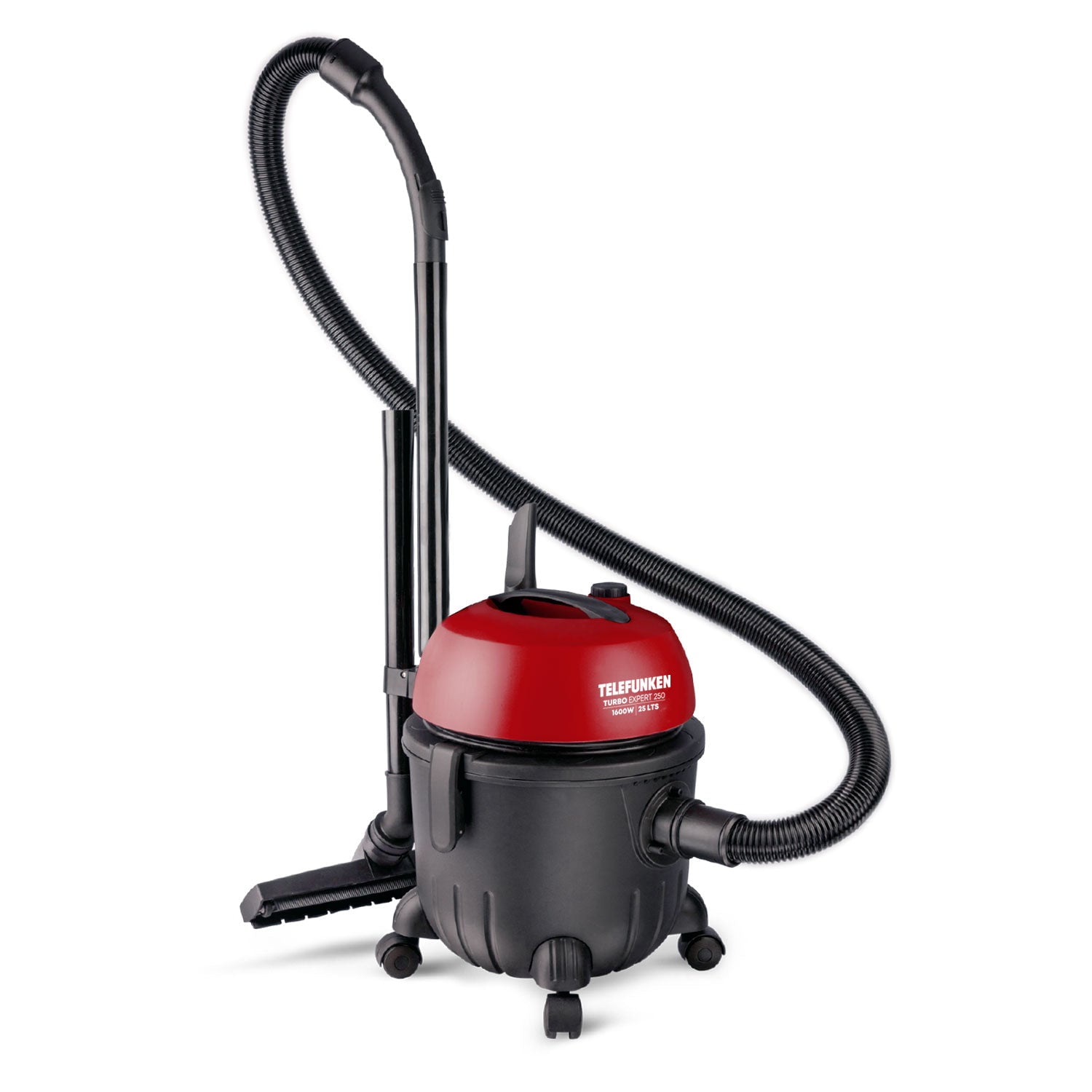 Telefunken - Aspiradora Tambor As Exper 250 1600w Gris/rojo