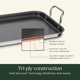 thumbnail image 2 of Plancha y sartén Cuisinart MCP45-25NSP1 antiadherente de 25 x 45 cm, 2 of 3