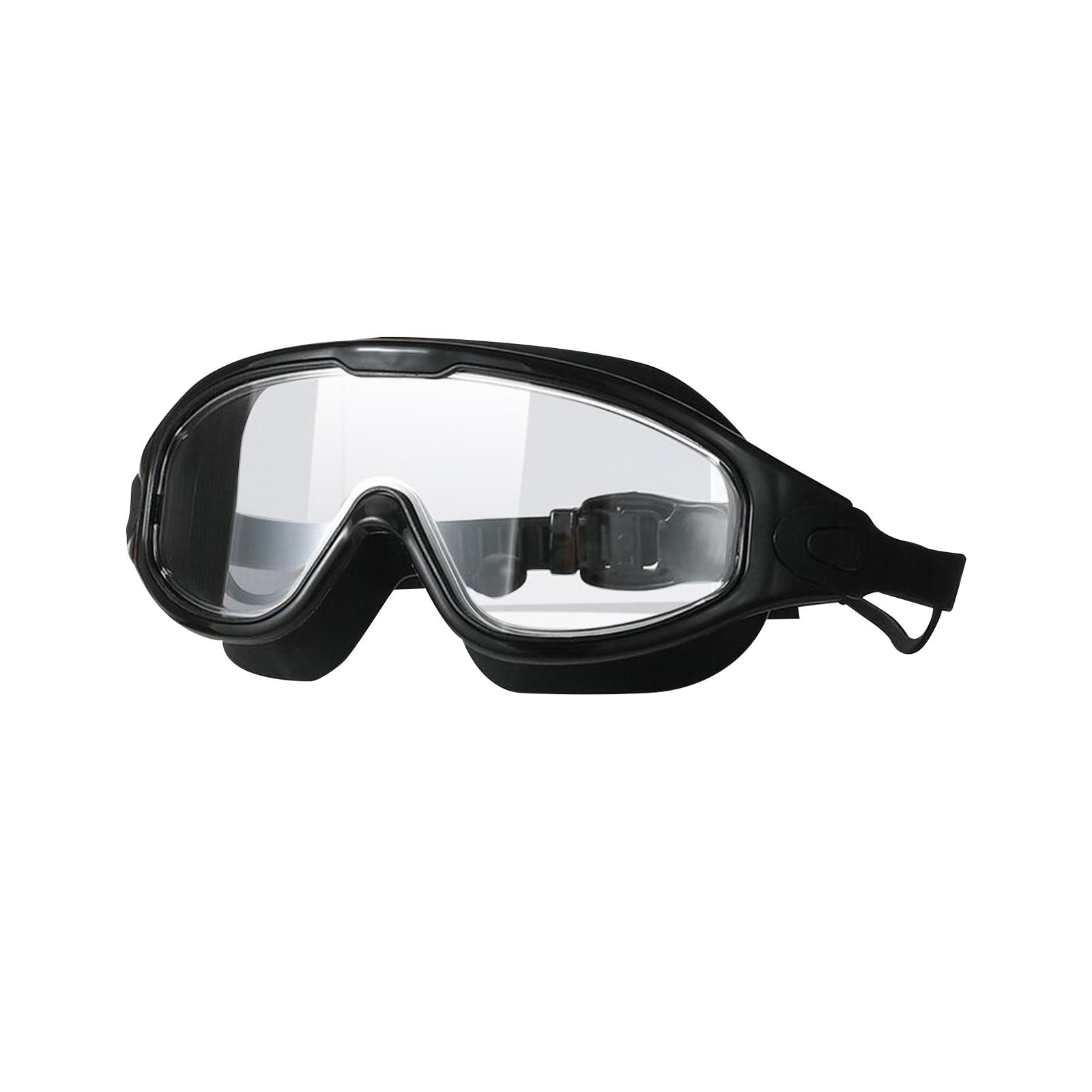 Ioensy - Gafas De Natación Para Mujer, Herméticas, De Visión Amplia, Sin Fugas, Para Exteriores, Color Negro